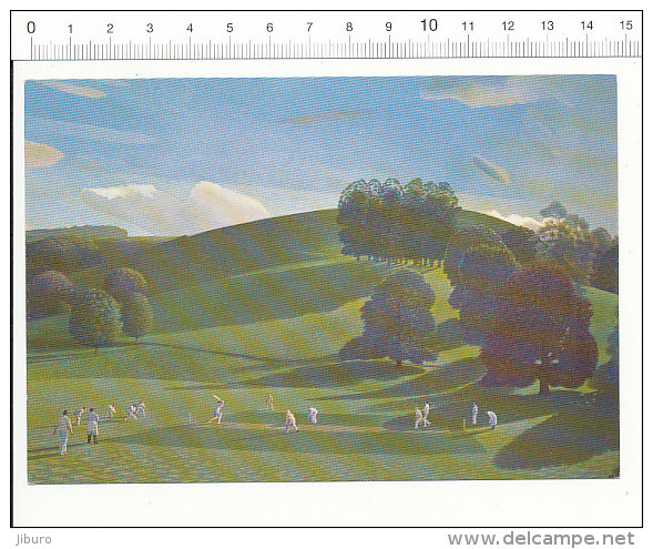 Sport Cricket Game / David Inshaw  // 2/398 - Arbres