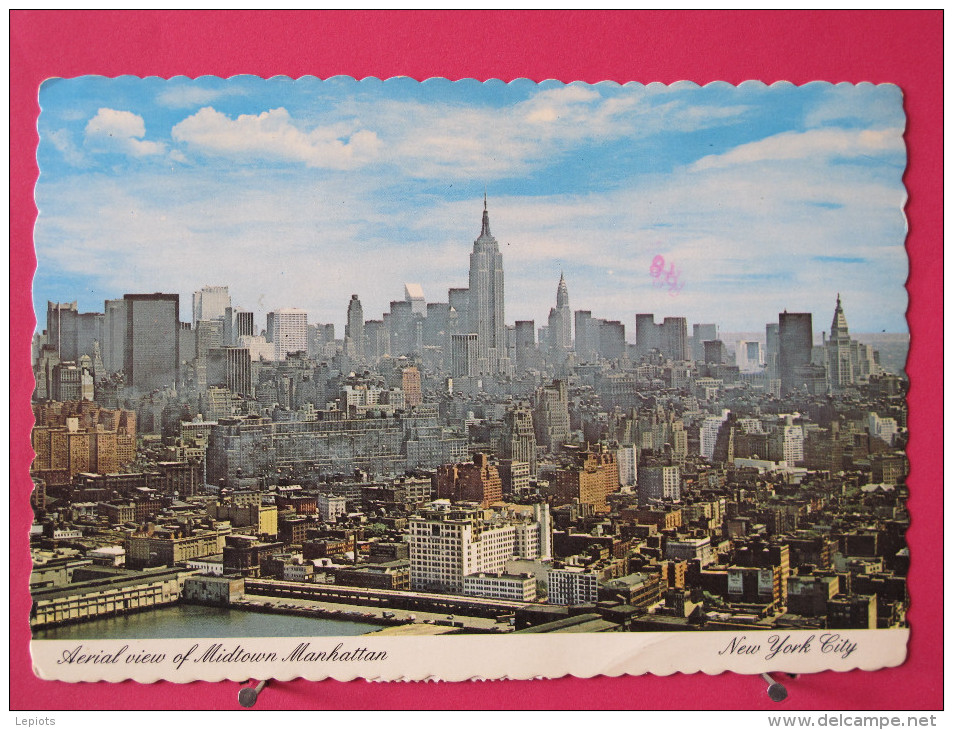 Etats Unis - New York - Aerial View Of Midtown Manhattan - Jolis Timbres - Scans Recto-verso - Manhattan