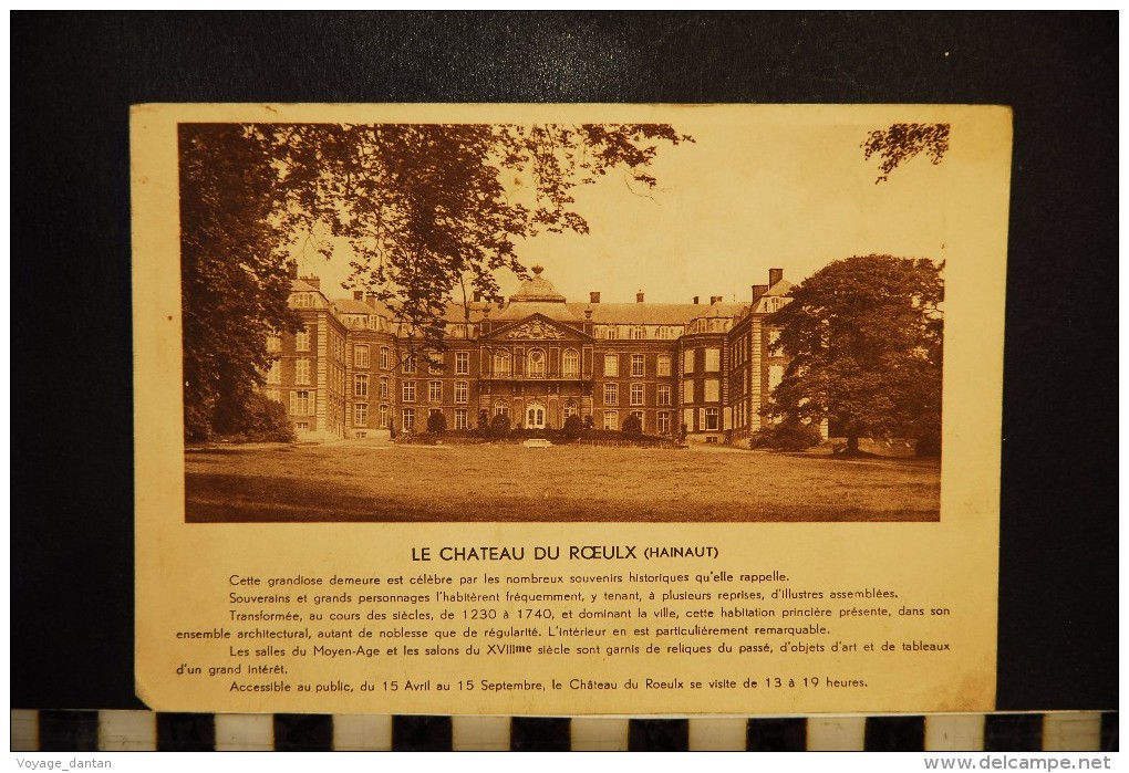 Cp, BELGIQUE, Belgium, Le Chateau De  Roeulx,  Castle - Le Roeulx