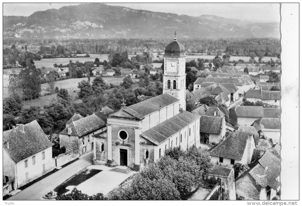 BRANGUES VUE AERIENNE L'EGLISE - Brangues