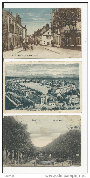 Sarrebourg  Lot De 3 Cartes - Sarrebourg