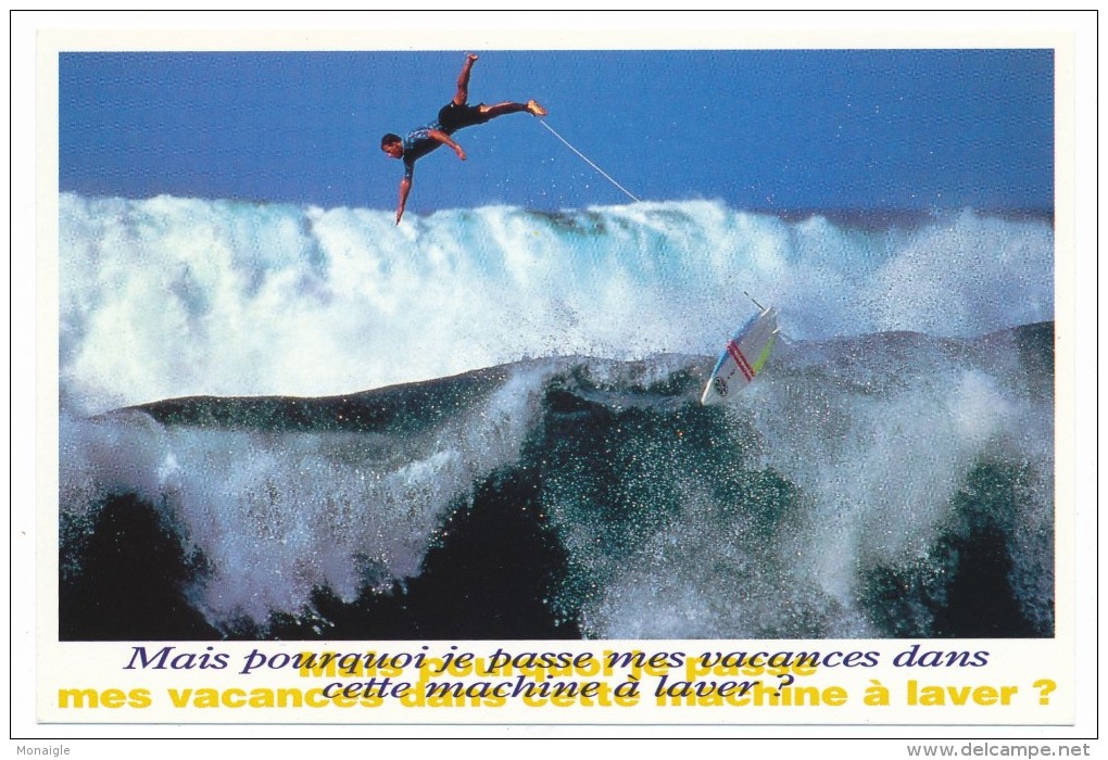Série Drole D été - Tampon Espace Culturel Paul Ricard Sport  Surf à  Hawaii Photo Cazenave  1995 - Andere & Zonder Classificatie