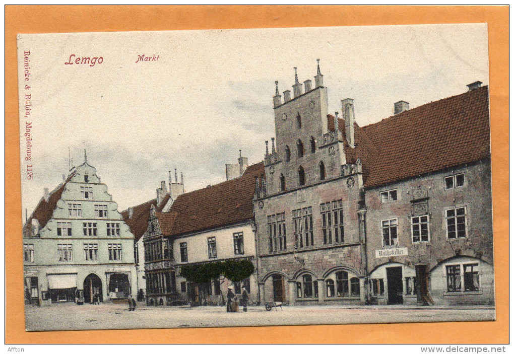 Lemgo Germany 1905 Postcard - Lemgo