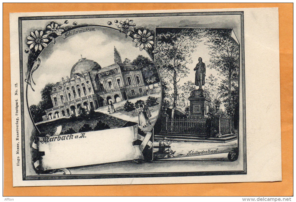 Marbach A N Germany 1905 Postcard - Marbach