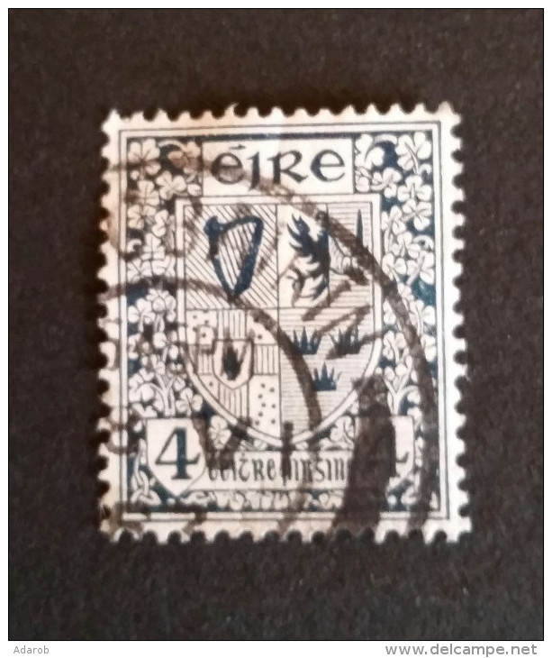 TIMBRE EIRE N° 46 De 1926 - 4 Symboles De L'Irlande  - OBLITERE - Lots & Serien