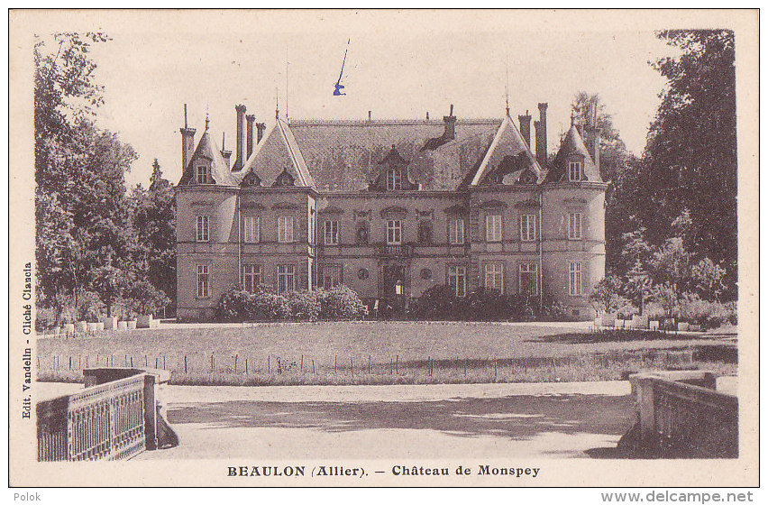 Ax- Cpa BEAULON - Château De Monspey - Other & Unclassified