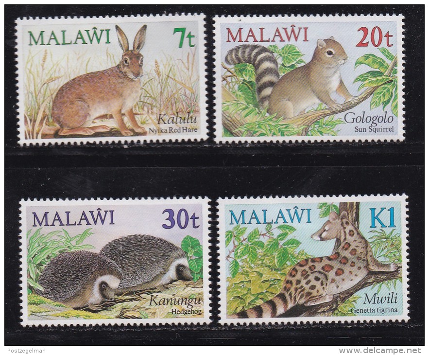 MALAWI, 1984, Mint  Lightly Hinged Stamps , Animals, 424-427 , #4598 - Malawi (1964-...)