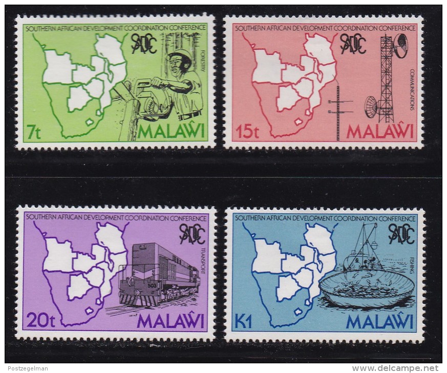 MALAWI, 1985, Mint  Lightly Hinged Stamps , Development Conference, 445-448 , #4603 - Malawi (1964-...)