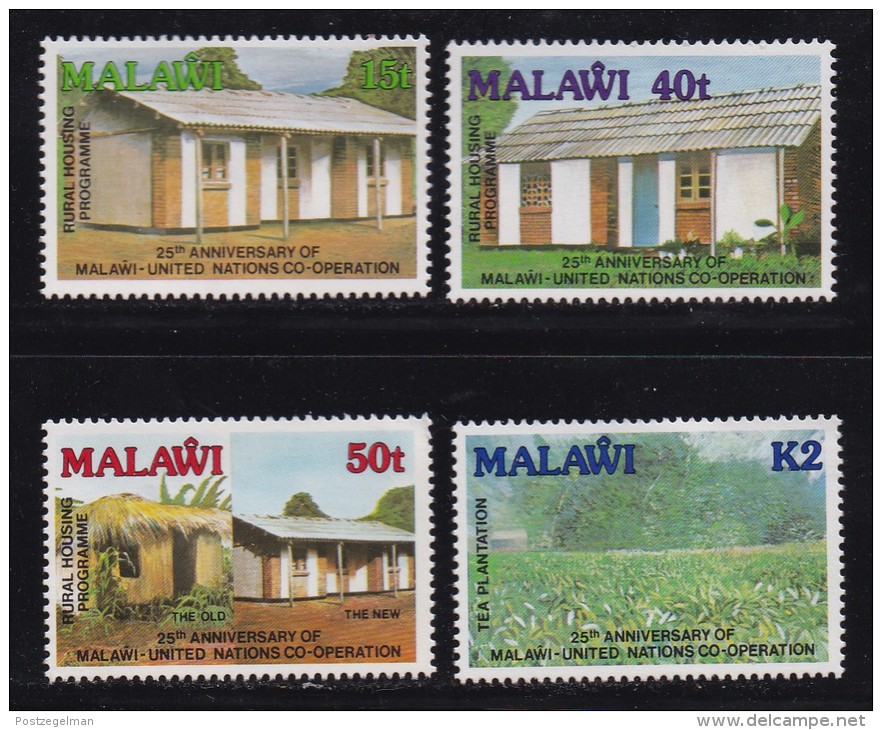 MALAWI, 1989, Mint  Lightly Hinged Stamps , United Nations, 537-540, #4623 - Malawi (1964-...)