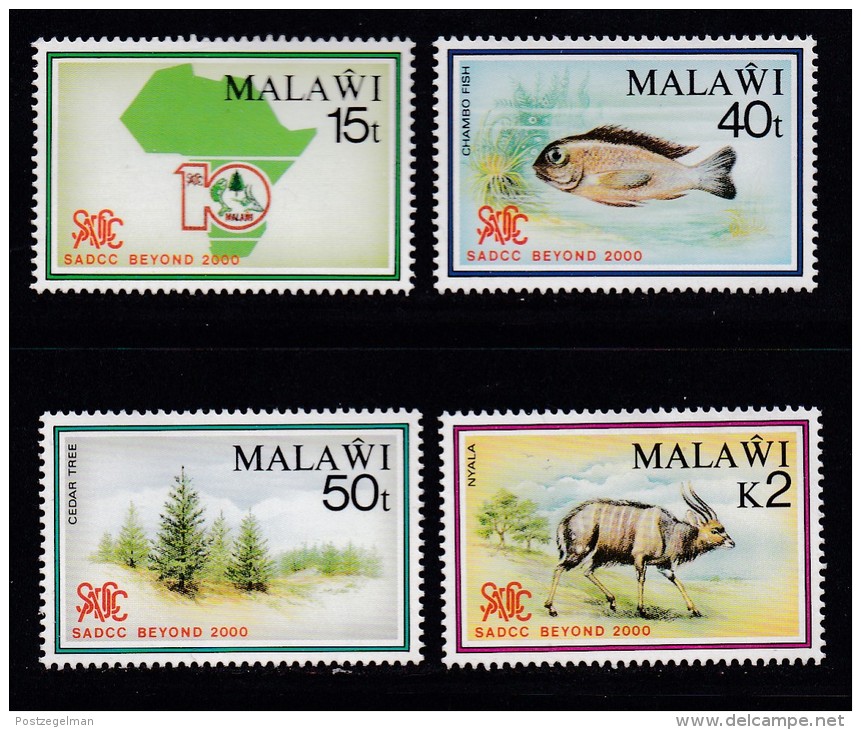 MALAWI, 1990, Mint  Lightly Hinged Stamps , SADCC Conference, 553-556, #4625 - Malawi (1964-...)