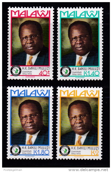 MALAWI, 1995, Mint  Lightly Hinged Stamps  , Comesa Founding,, 650-653, #4647 - Malawi (1964-...)