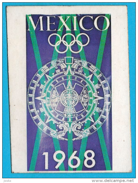 PANINI OLYMPIC GAMES MONTREAL 76 N.87. MEXICO 1968 Poster (Yugoslav Edition) Juex Olympiques Olympia Olympiade Olimpiadi - Tarjetas