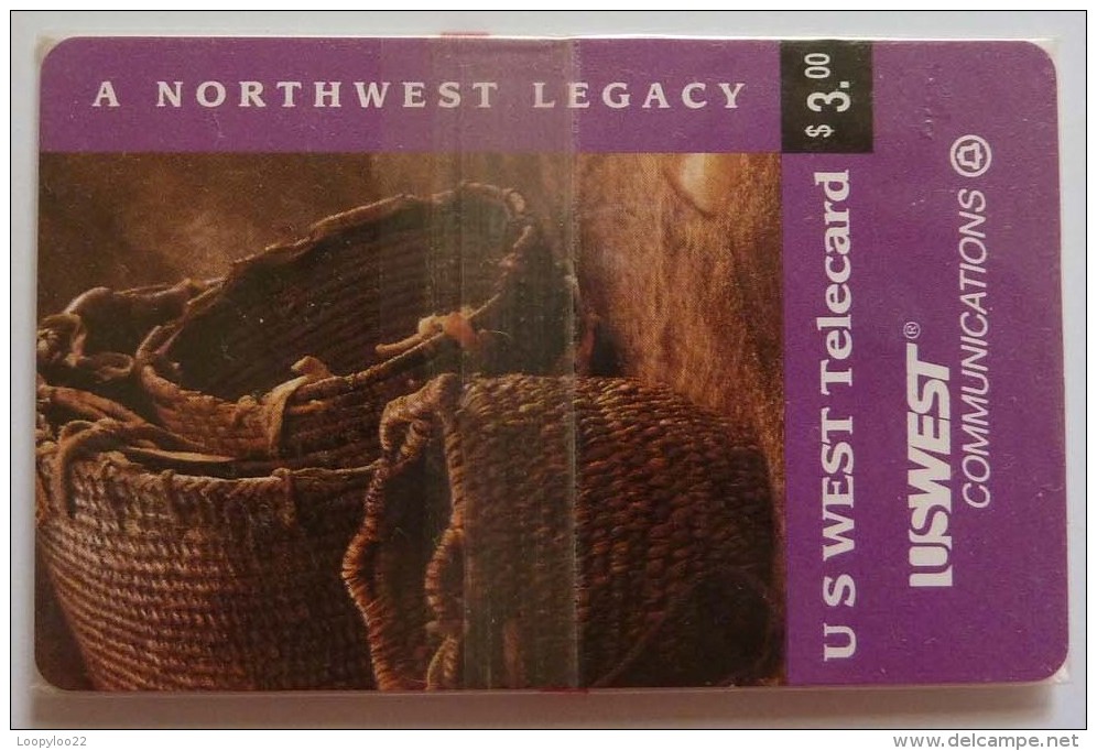 USA - Chip - A Northern Legacy - US West - $3 - Mint Blister - [2] Chip Cards