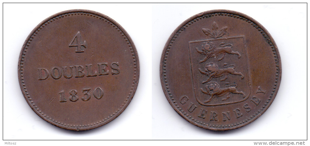 Guernsey 4 Doubles 1830 - Guernsey