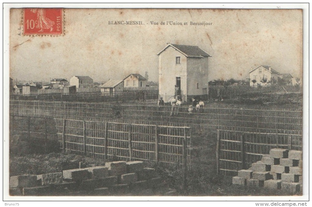 93 - BLANC-MESNIL - Vue De L'Union Et Beauséjour - 1908 - Le Blanc-Mesnil