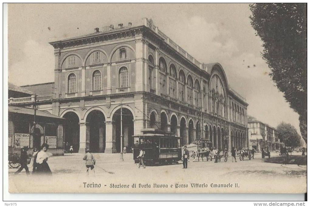 Italie  Torino   Stazione Porta Nuova Corso Victorrio Emmmanuel 2 - Stazione Porta Nuova