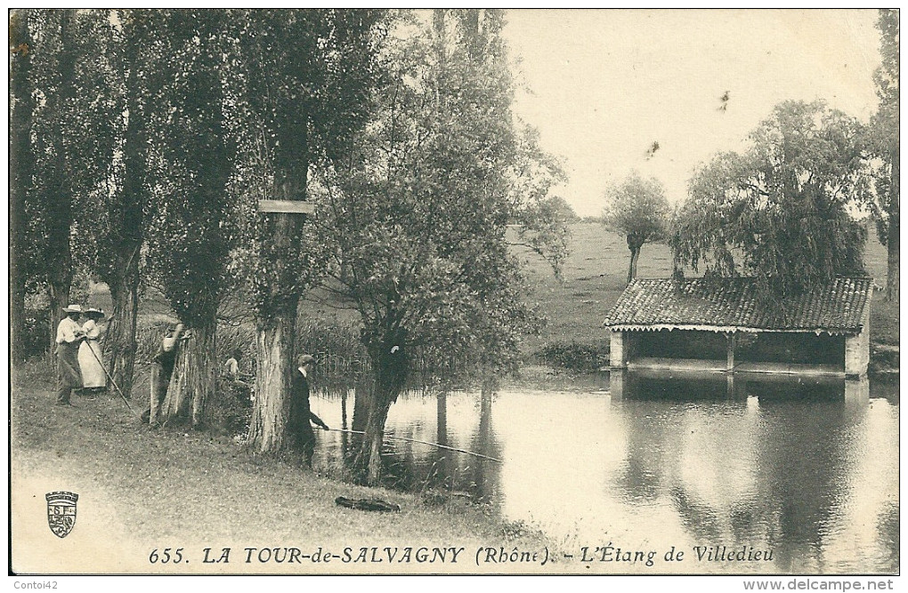 69 LYON RHONE LA TOUR DE SALVAGNY PECHE ETANG - Altri & Non Classificati