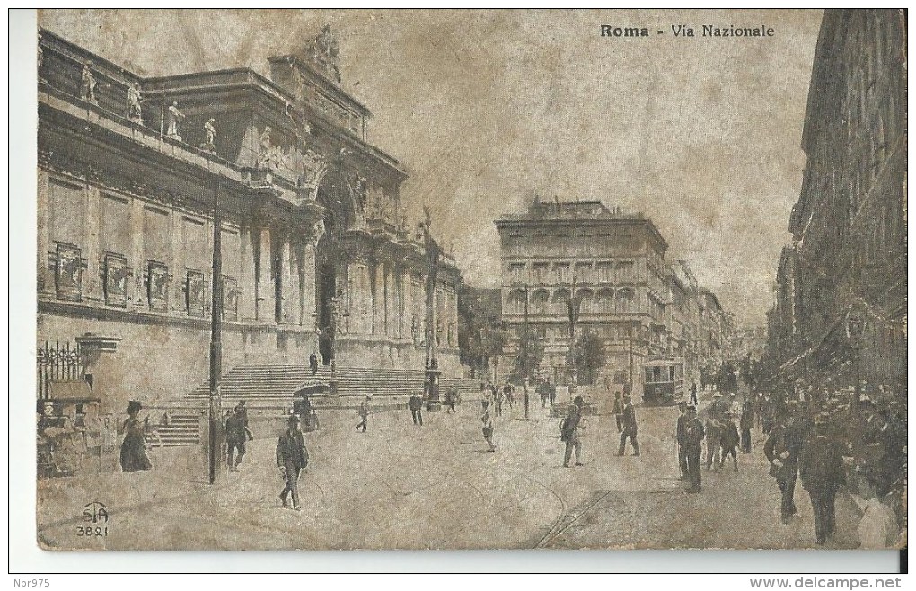 Italie Rome (roma)    Via Nationale - Transport