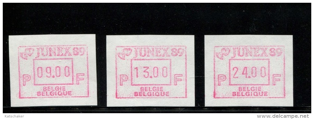 BELGIE POSTFRIS MINT NEVER HINGED POSTFRISCH EINWANDFREI NEUF SANS CHARNIERE OCB ATM75 Set 9 13 24 MICHEL 18 D S1 - 1980-1999