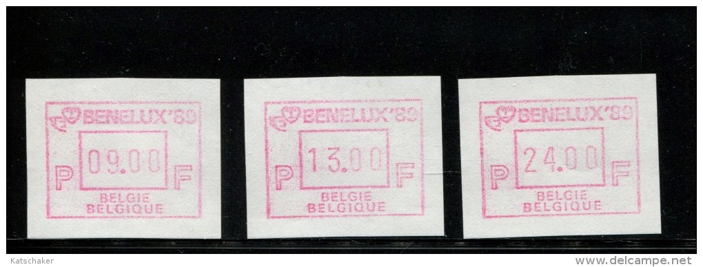 BELGIE POSTFRIS MINT NEVER HINGED POSTFRISCH EINWANDFREI NEUF SANS CHARNIERE OCB ATM76 Set 9 13 24 MICHEL 19 S1 - 1980-1999