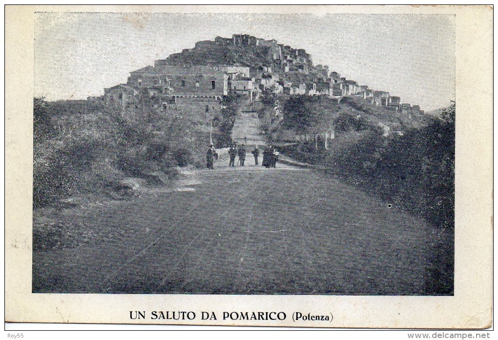 Basilicata-potenza-pomarico Un Saluto Da Pomarico Veduta Primi 900 - Autres & Non Classés