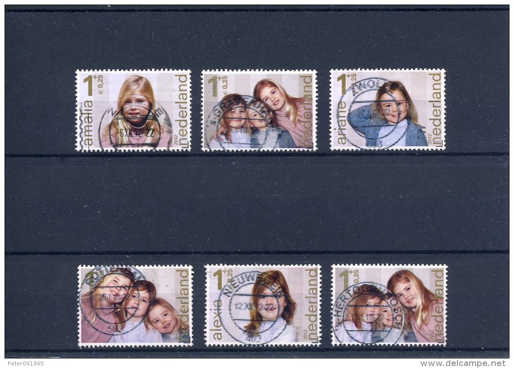 3001a T/m 3001f - Kinderzegels Uit Blok (2012) - Gebruikt (CW = 3,60) - Used Stamps