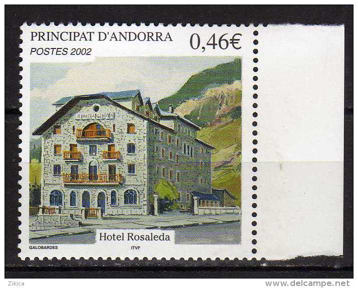 Andorra.French Andorra.2002 National Heritage.Mi - 588.MNH - Neufs