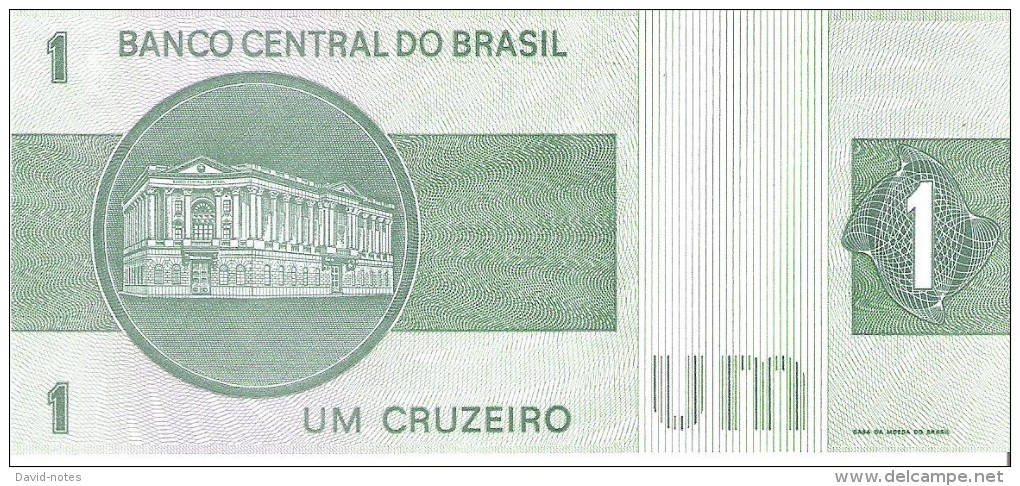 Brazil - Pick 191A-c - 1 Cruzeiro 1980 - Unc - Brésil