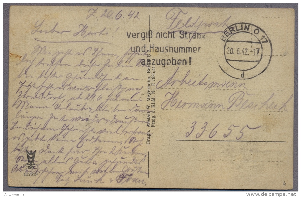 Badestrand Am LANKENSEE  1942y . FELDPOST   B918 - Koenigs-Wusterhausen
