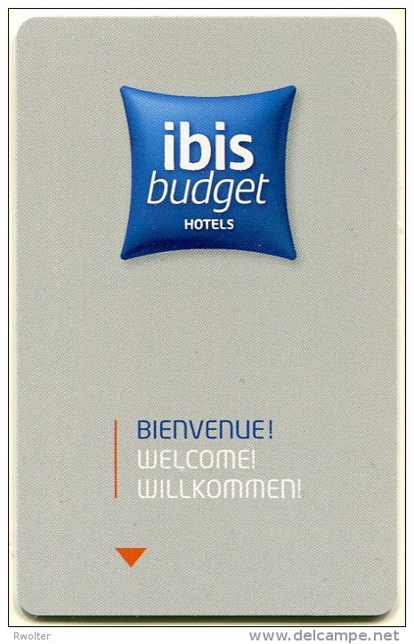 @ + CLEF D´HÔTEL : IBIS BUDGET - BIENVENUE. - Hotelzugangskarten