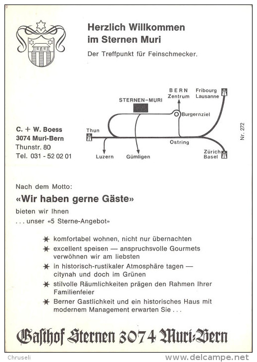 Muri  Restaurant Sternen - Muri Bei Bern