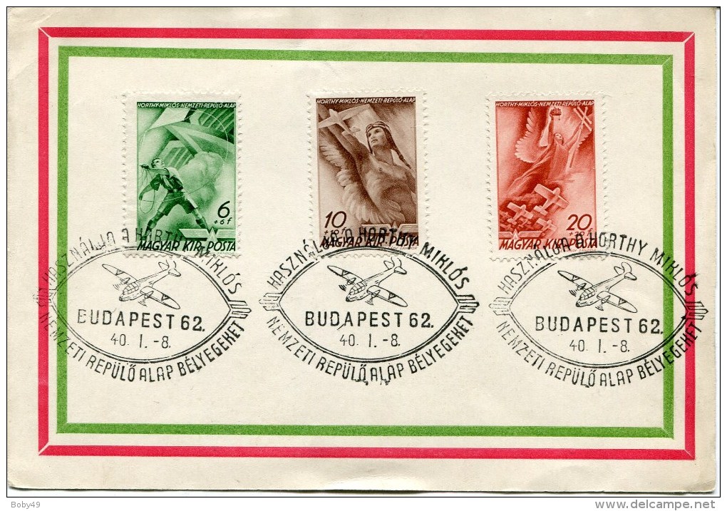 BUDAPEST Encart De 1962 - Commemorative Sheets
