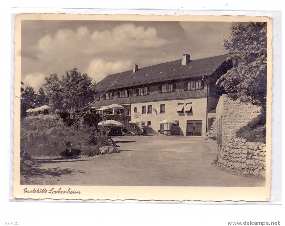 7460 BALINGEN, Gaststätte Lochenheim, 1938, Kl. Druckstelle - Balingen