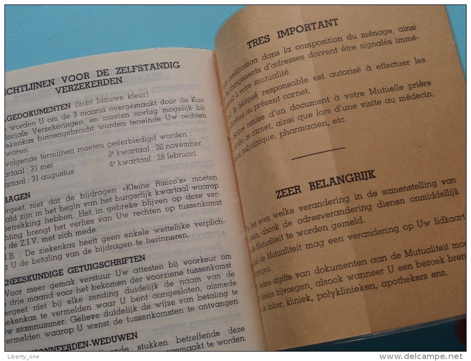 AMICALE De L´Armée Belge  Vrij Verbond / Anno 1969/70/71/72/73 ( Boon Denis / Zie Foto´s Voor Details) ! - Dokumente