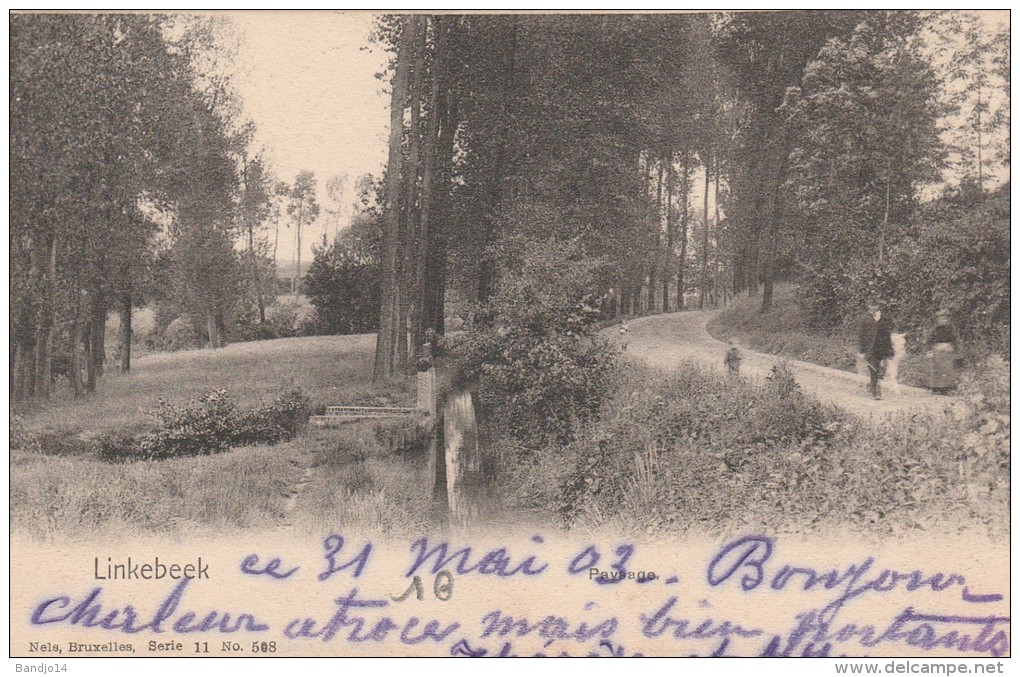 Linkebeek - Paysage - Scan Recto-verso - Linkebeek