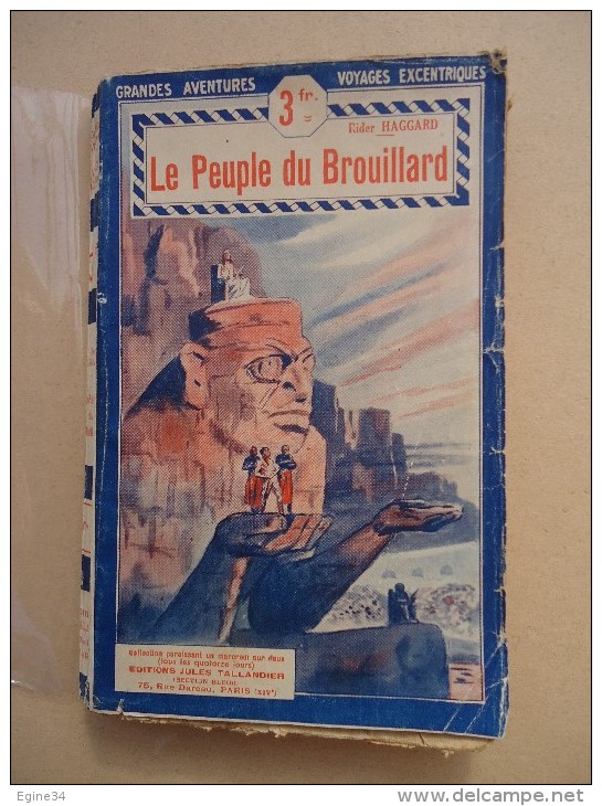 Science-Fiction - Editions J. Tallandier No 16  - Rider Haggard - Le Peuple Du Brouillard - 1937 - Avant 1950