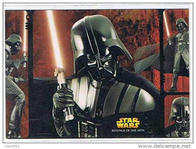 9  //    LOT DE 6 CARTES DIFFERENTES  DE STAR WARS REVENGE OF THE SITH - 5 - 99 Cartoline