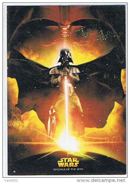 9  //    LOT DE 6 CARTES DIFFERENTES  DE STAR WARS REVENGE OF THE SITH - 5 - 99 Cartoline