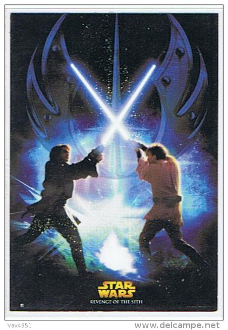 9  //    LOT DE 6 CARTES DIFFERENTES  DE STAR WARS REVENGE OF THE SITH - 5 - 99 Karten