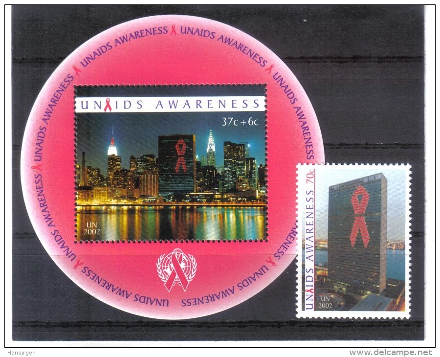GEO380 UNO NEW YORK  2002  MICHL 913 + BLOCK 22  **  Postfrisch Siehe ABBILDUNG - Unused Stamps