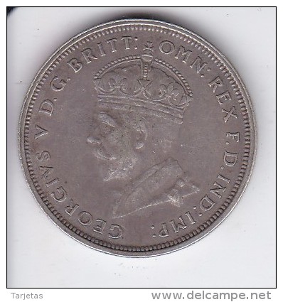 MONEDA DE PLATA DE AUSTRALIA DE 1 FLORIN DEL AÑO 1927  (COIN) SILVER,ARGENT - Florin