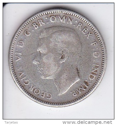 MONEDA DE PLATA DE AUSTRALIA DE 1 FLORIN DEL AÑO 1946 (COIN) SILVER,ARGENT - Florin