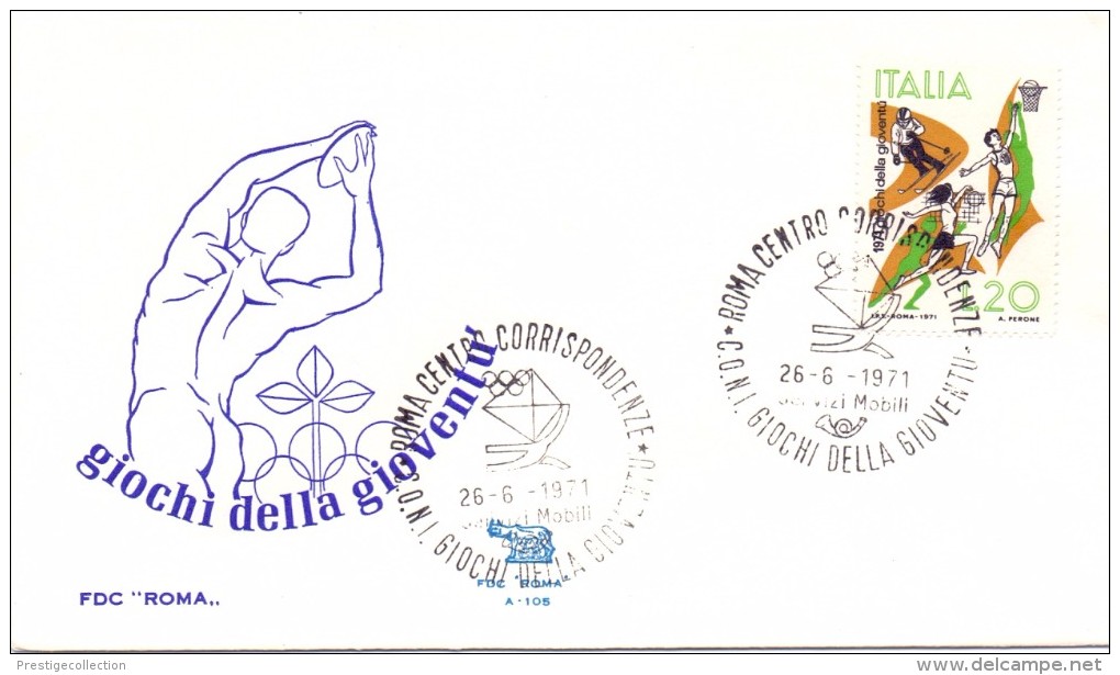 ROMA FDC GIOCHI DELLA GIOVENTU' 1971  (M160083) - Altri & Non Classificati