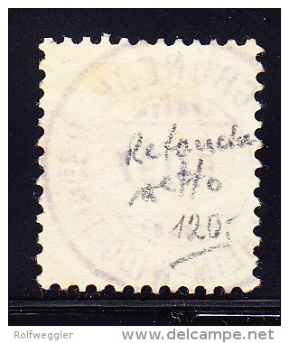 Heimat TG Grüneck B/Wigolt. Retouche Auf 20Rp Stehende Helvetia #66A - Used Stamps