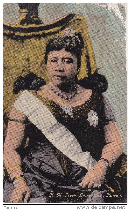 POSTAL DE LA REINA LILIUOKALANI EN HAWAII (QUEEN) - Honolulu