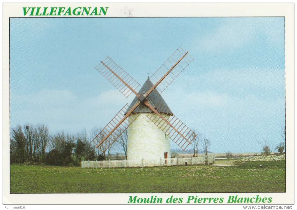 CPM Villefagnan Moulin Des Pierres Blanches - Villefagnan