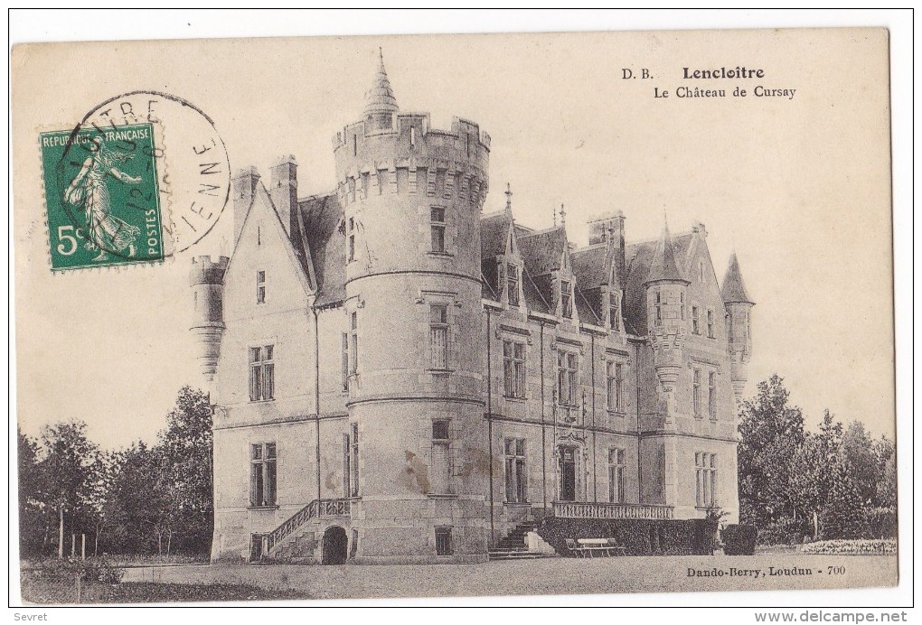 LENCLOÎTRE. - Le Château De Cursay. - Lencloitre