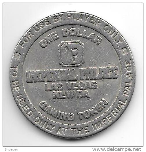 Las Vegas Imperial Palace 1 Dollar Gaming Token - Casino