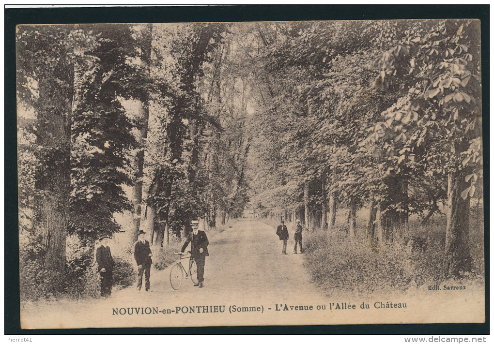 NOUVION EN PONTHIEU - L'Avenue Ou L'Allée Du Château - Nouvion