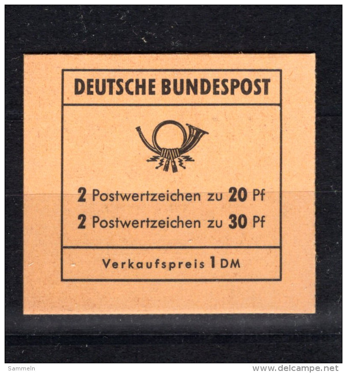 8292 Deutschland Germany MH 14 E ** - 1951-1970